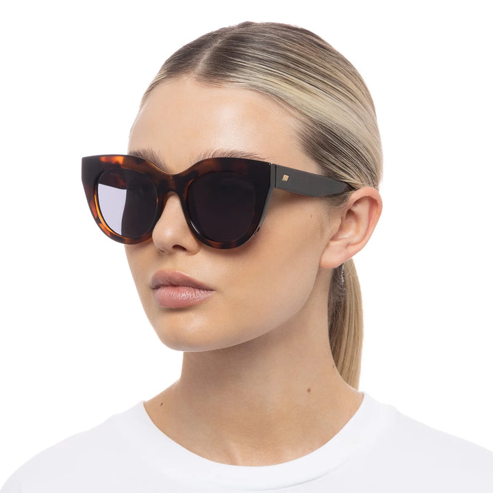 Le Specs Air Heart Sunglasses - Tort