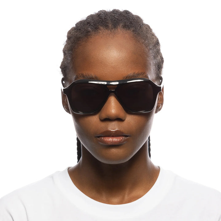 Le Specs Drizzle Sunglasses - Black