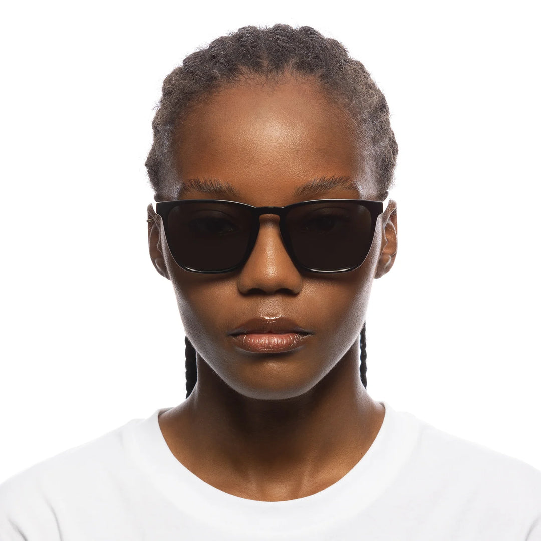 Le Specs Bad Medicine Sunglasses - Black Polarised
