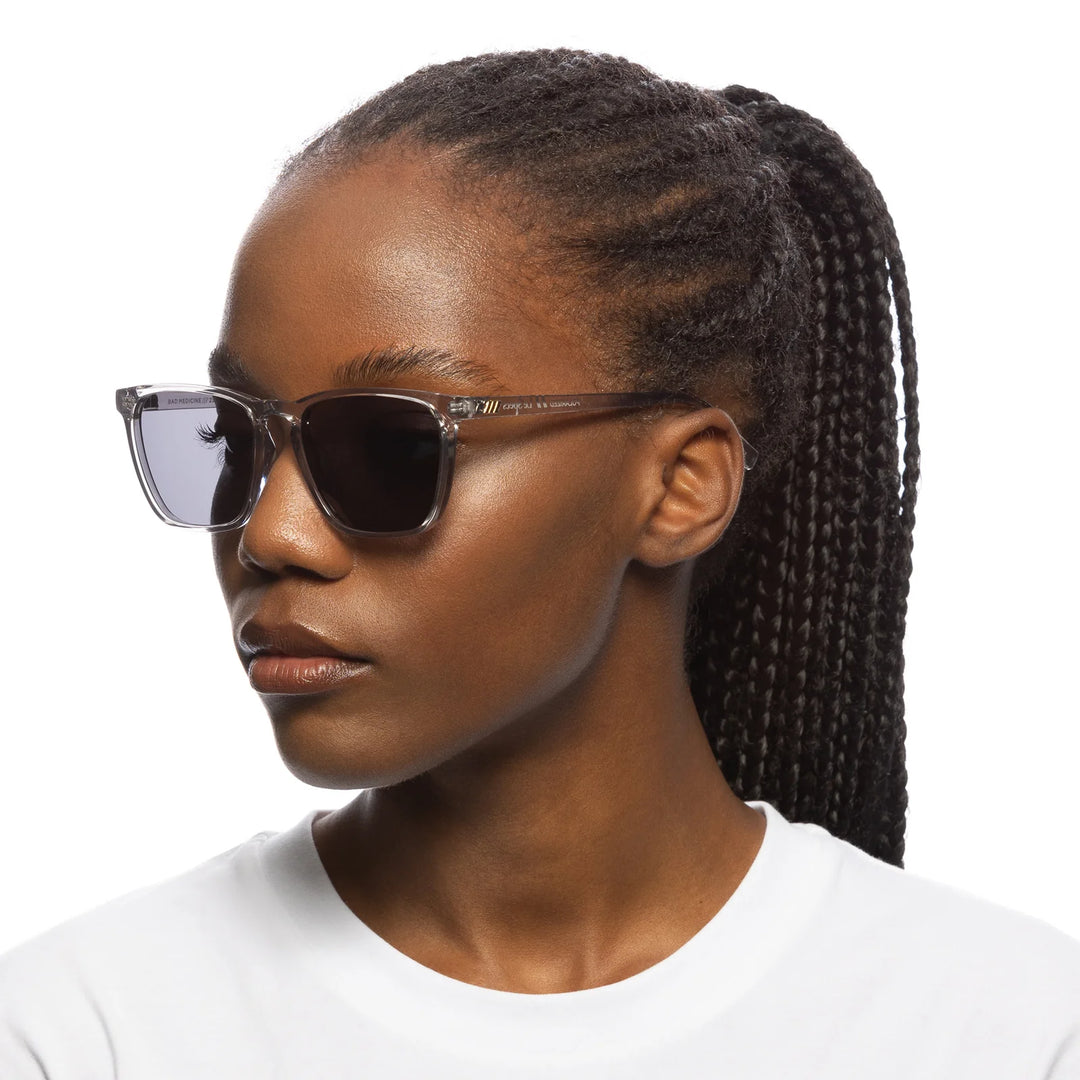 Le Specs Bad Medicine Sunglasses - Pewter Polarised