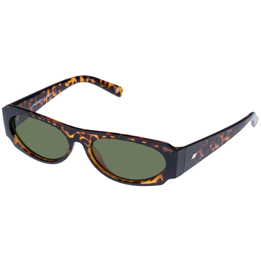 Le Specs Long Nights Sunglasses - Leopard Tort