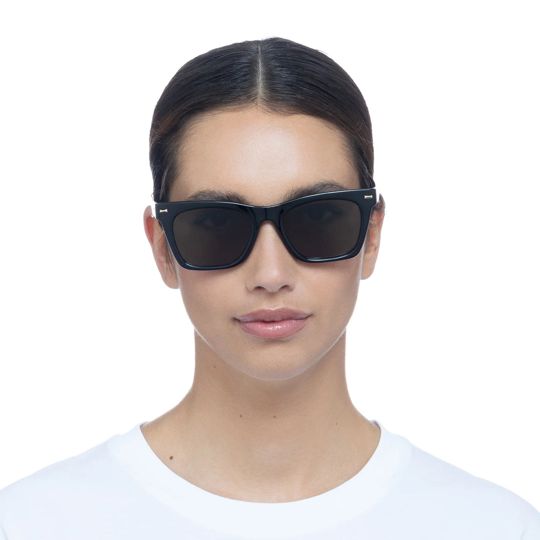 Le Specs Chante Sunglasses - Black Polarized