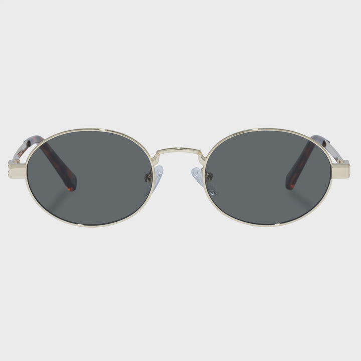 Le Specs Poseidon Deux Sunglasses - Gold/Khaki