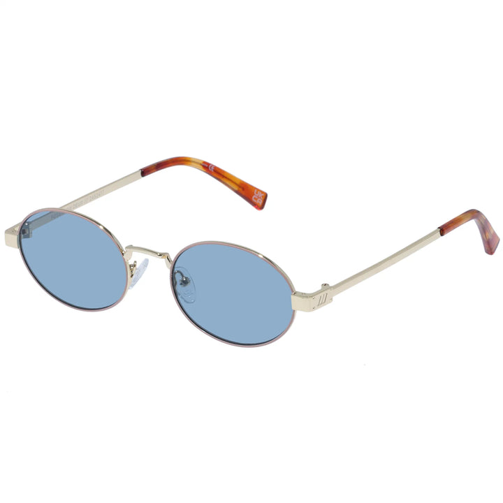 Le Specs Poseidon Deux Sunglasses - Gold Teal