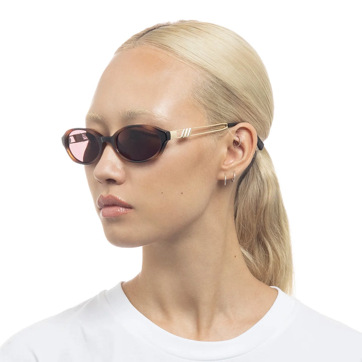 Le Specs Lunita Sunglasses- Tort