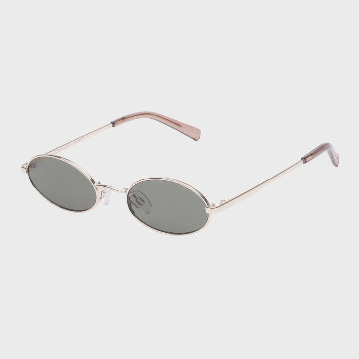 Le Specs Love Train Sunglasses - Bright Gold