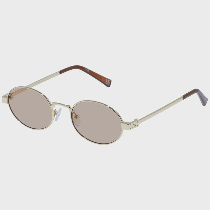 Le Specs Poseidon Deux Sunglasses - Gold Tan