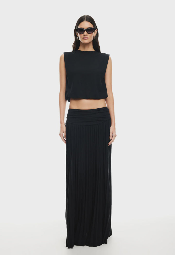 Lioness Field Of Dreams Maxi Skirt - Onyx