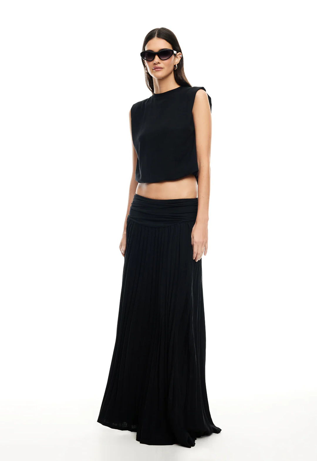 Lioness Field Of Dreams Maxi Skirt - Onyx