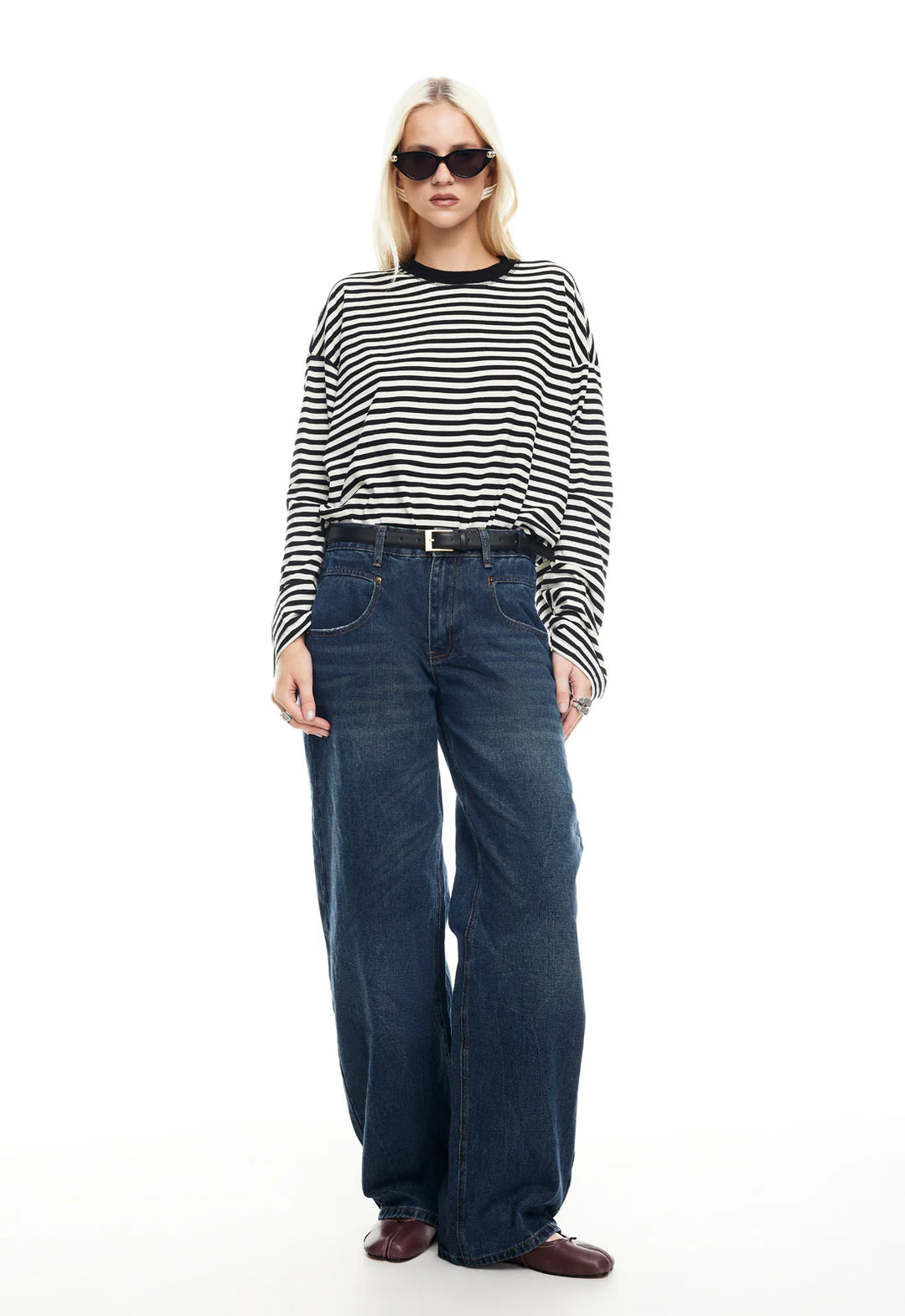 Lioness Bloom Long Sleeve - Onyx Stripe