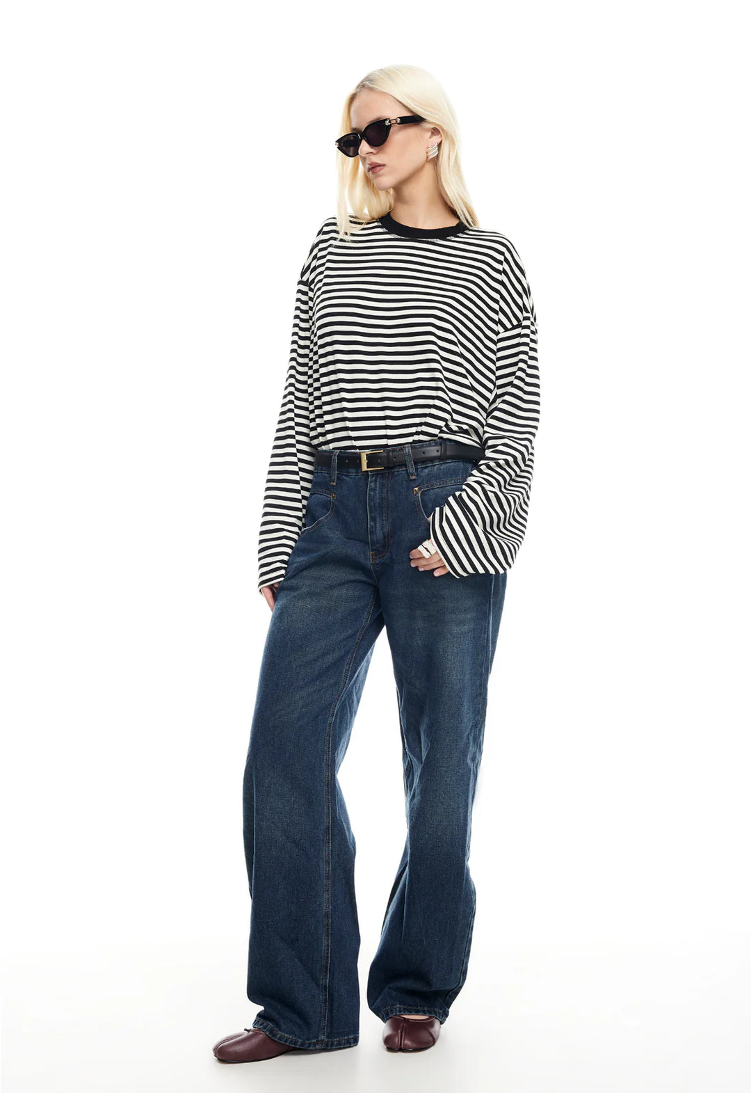 Lioness Bloom Long Sleeve - Onyx Stripe