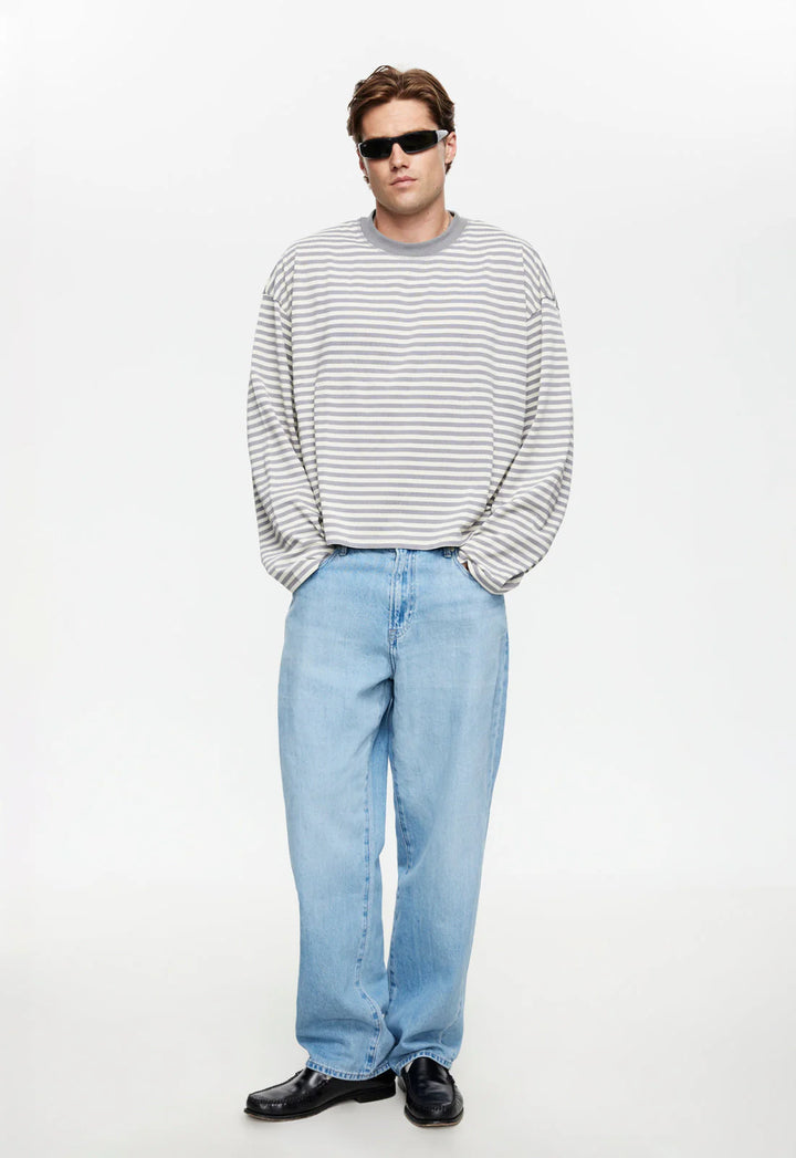 Lioness Bloom Long Sleeve - Slate Stripe
