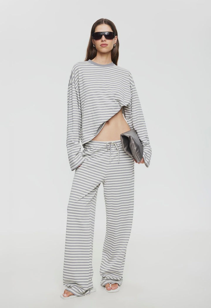 Lioness Bloom Long Sleeve - Slate Stripe