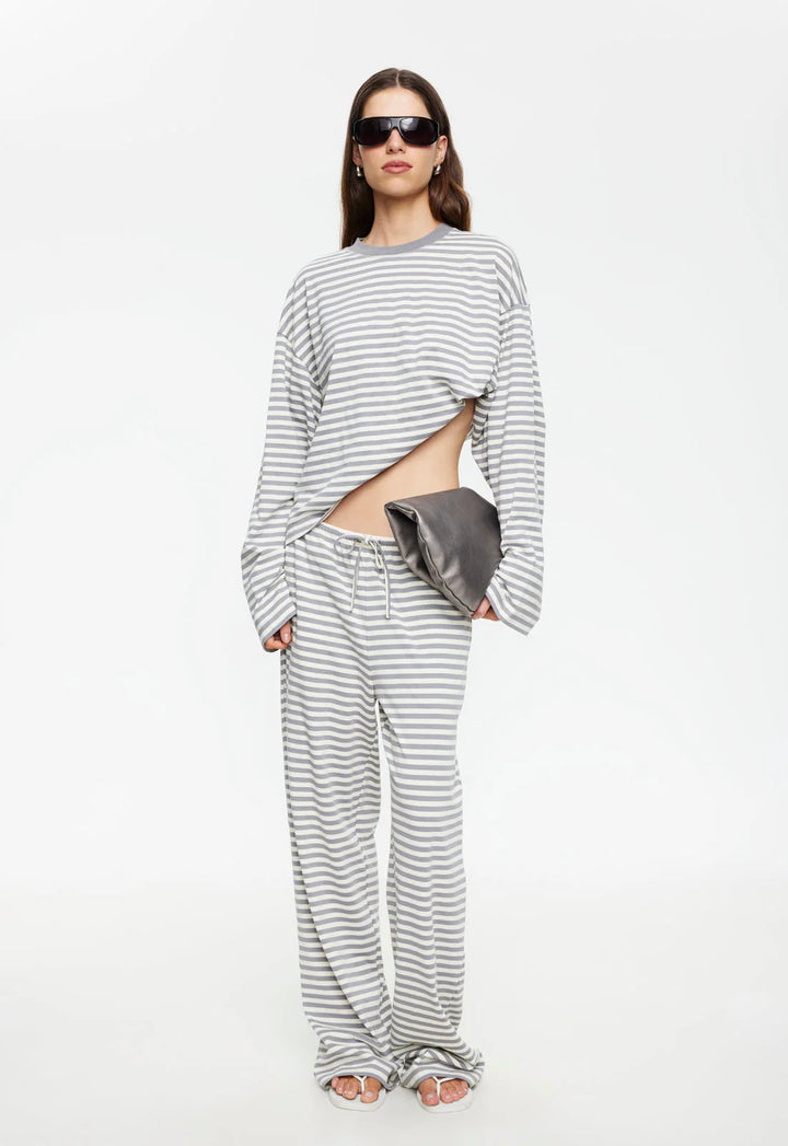 Lioness Bloom Long Sleeve - Slate Stripe