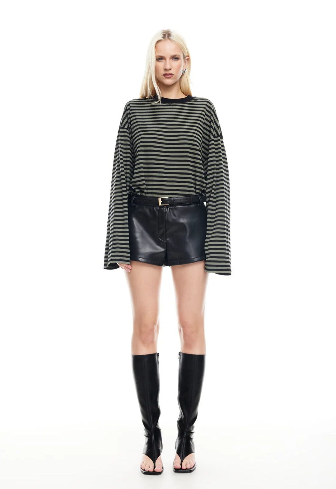 Lioness Bloom Long Sleeve - Forest Stripe