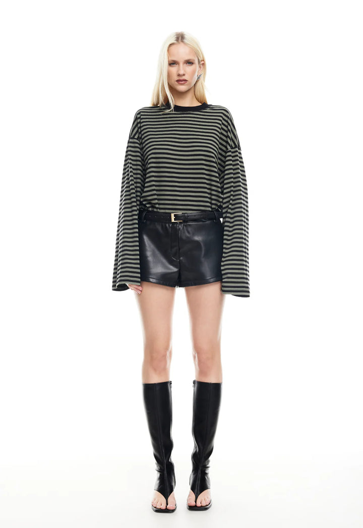 Lioness Bloom Long Sleeve - Forest Stripe