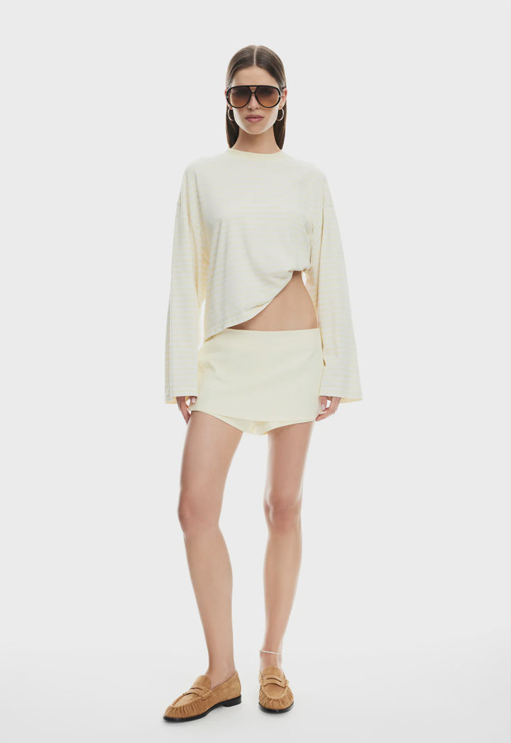 Lioness Bloom Long Sleeve - Lemon Stripe