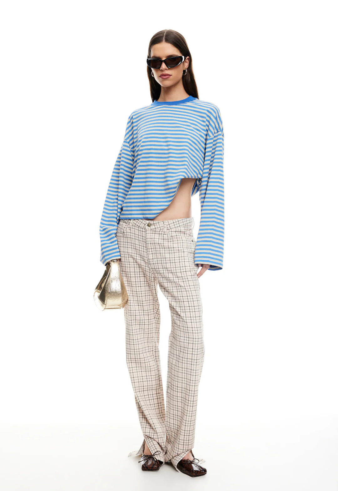 Lioness Bloom Long Sleeve - Mickey Blue Stripe