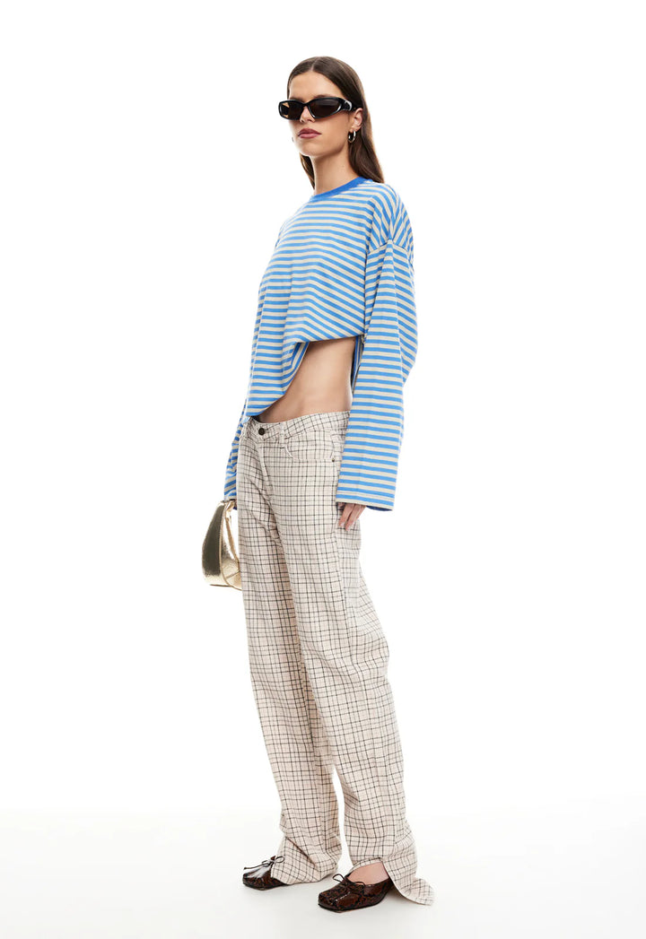 Lioness Bloom Long Sleeve - Mickey Blue Stripe