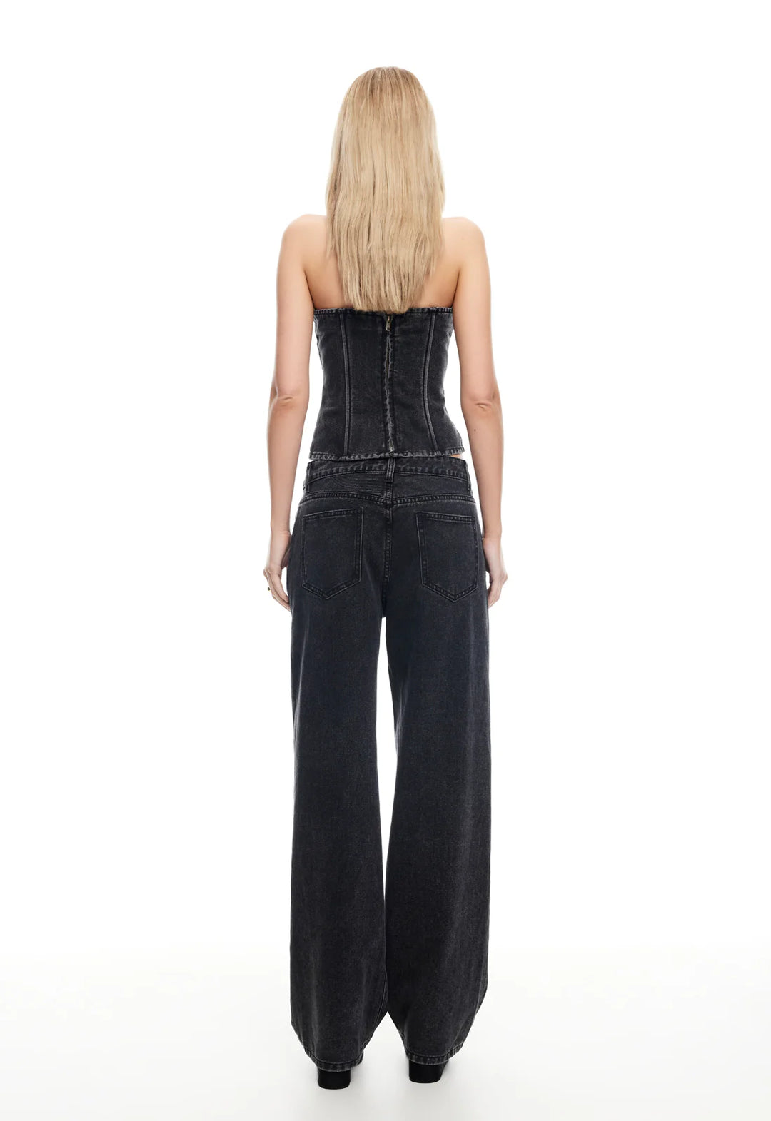 Lioness Rising Jean - Washed Onyx