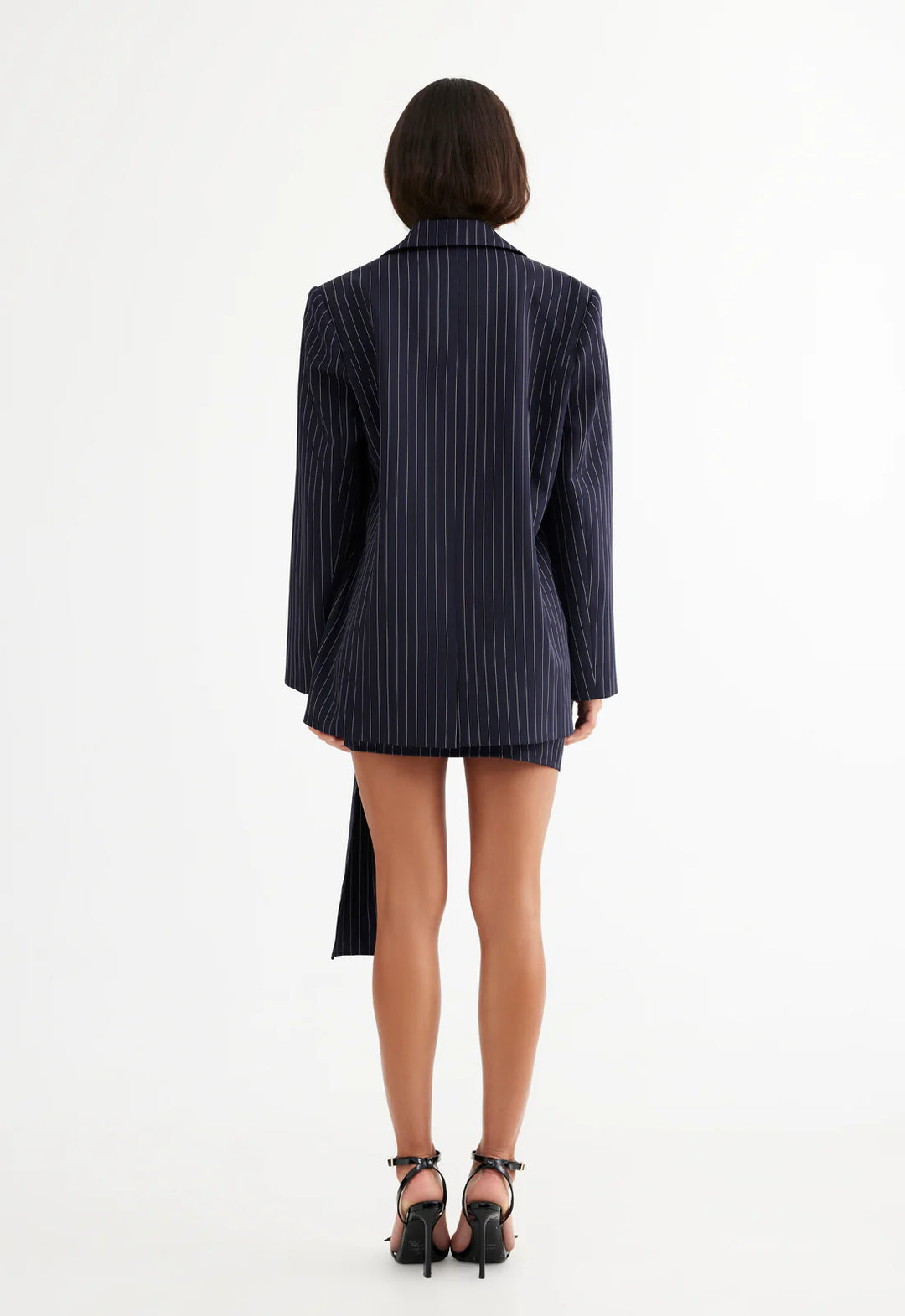 Lioness Hills Blazer - Navy Pinstripe