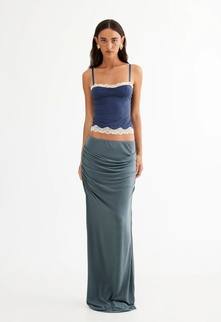 Lioness Almost Famous Maxi Skirt - Pewter