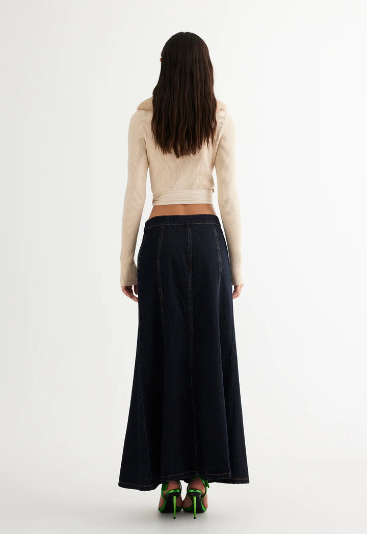 Lioness Off Duty Wrap Top- Beige