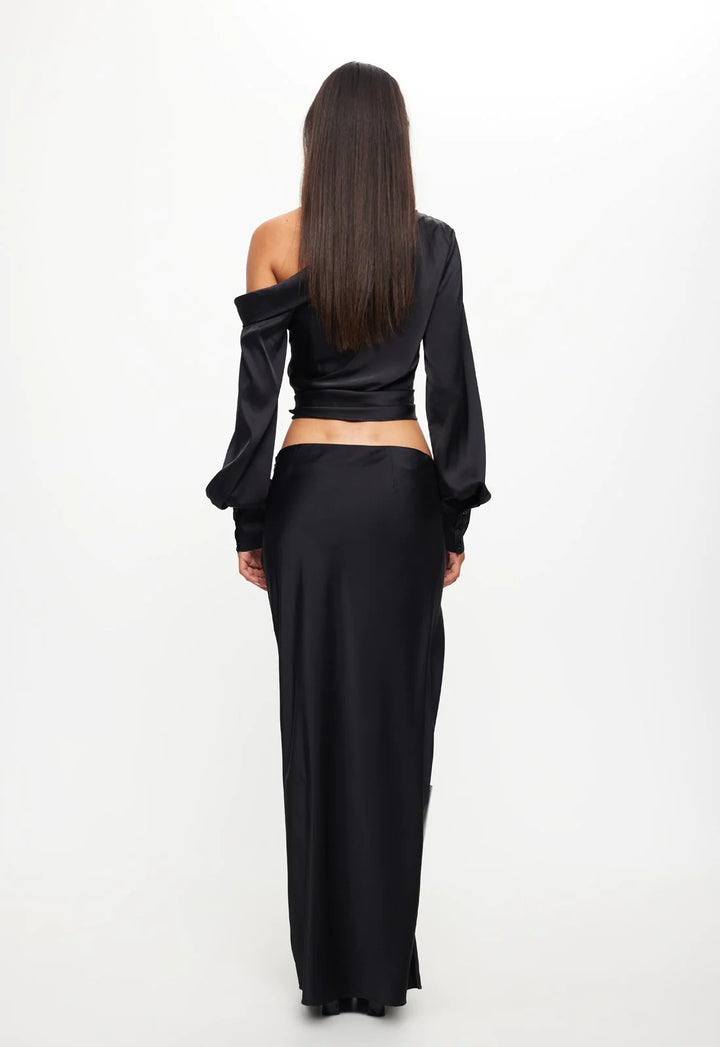 Lioness Daydream Off Shoulder Top - Onyx