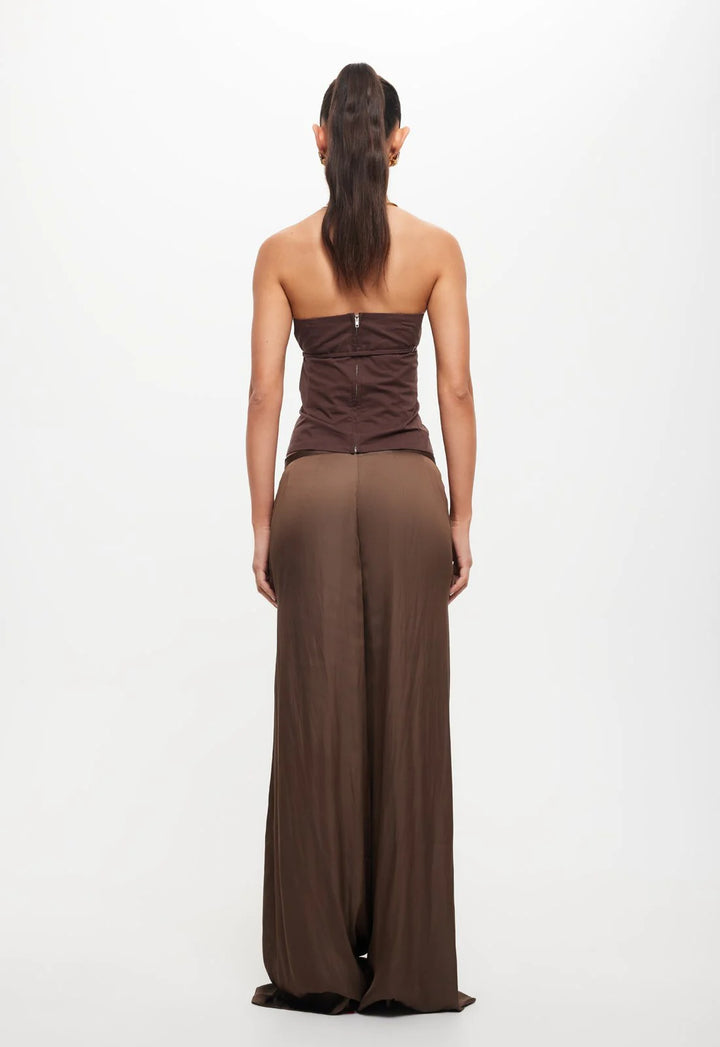Lioness Allure Strapless Top - Chocolate