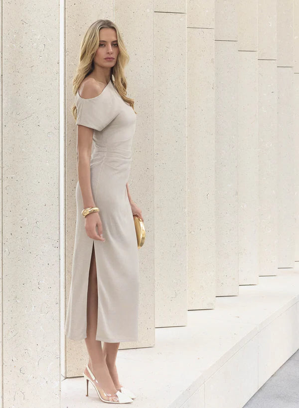 Esmaee Lunar Maxi Dress-Gold