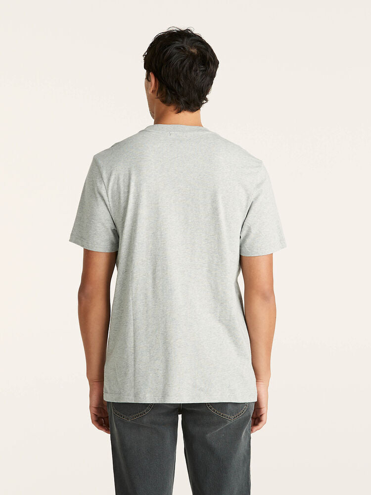 Lee Jeans Classic Embroidery Tee - Grey Marle