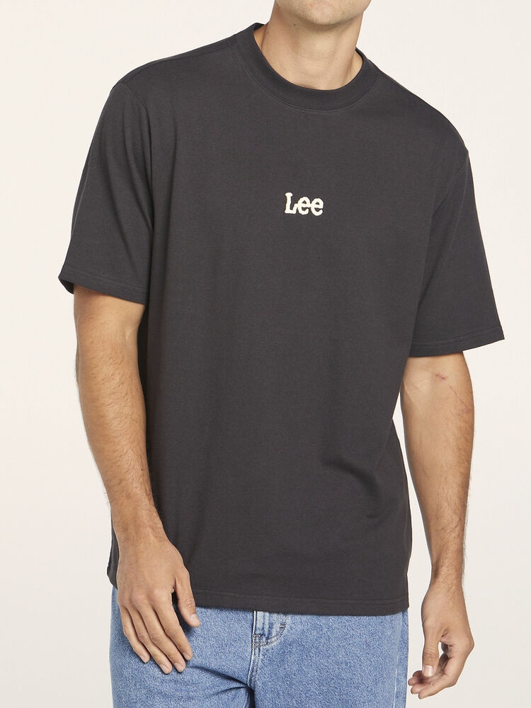 Lee Jeans Altos Baggy Tee - Worn Black