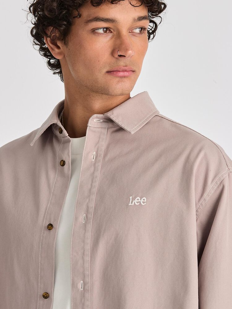 Lee Jeans Park Long Sleeve Shirt - Concrete