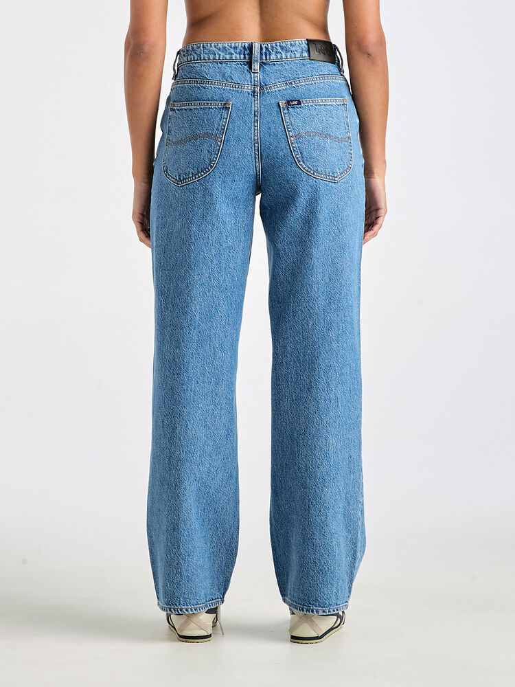 Lee Jeans Mid Baggy Regular Length Jean - Bold Blue