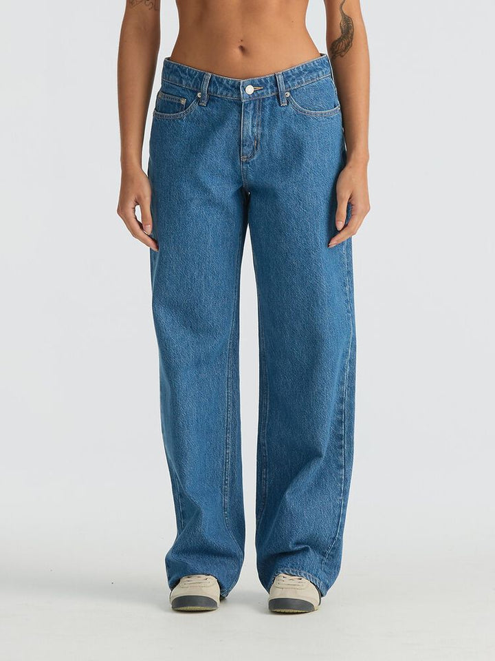 Lee Jeans Low Baggy Jean - Blue Quarter