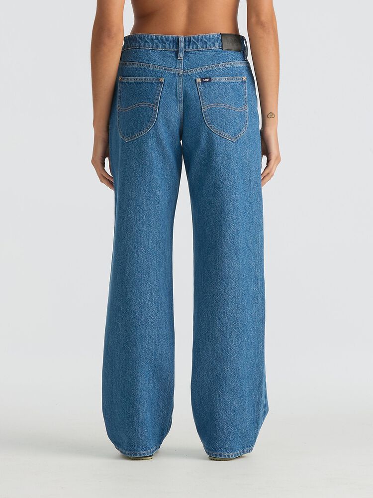 Lee Jeans Low Baggy Jean - Blue Quarter