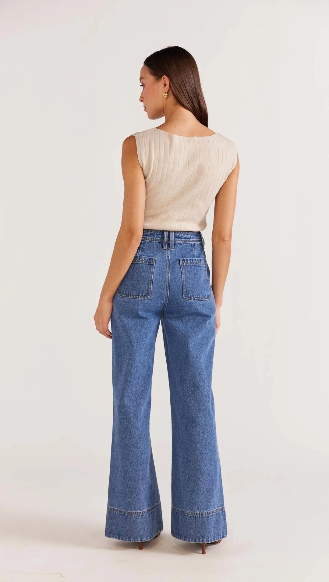 Staple The Label Lottie Knit Tank - Natural