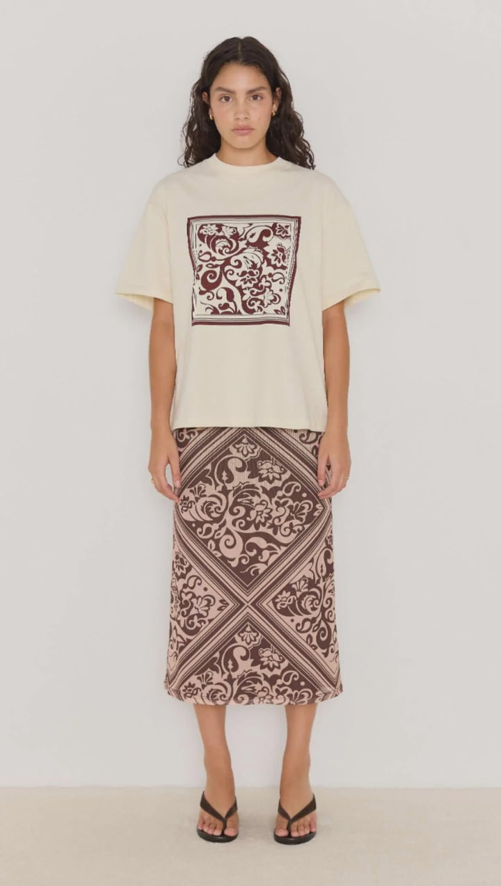 MinkPink Lumi Oversize Tee - Cream