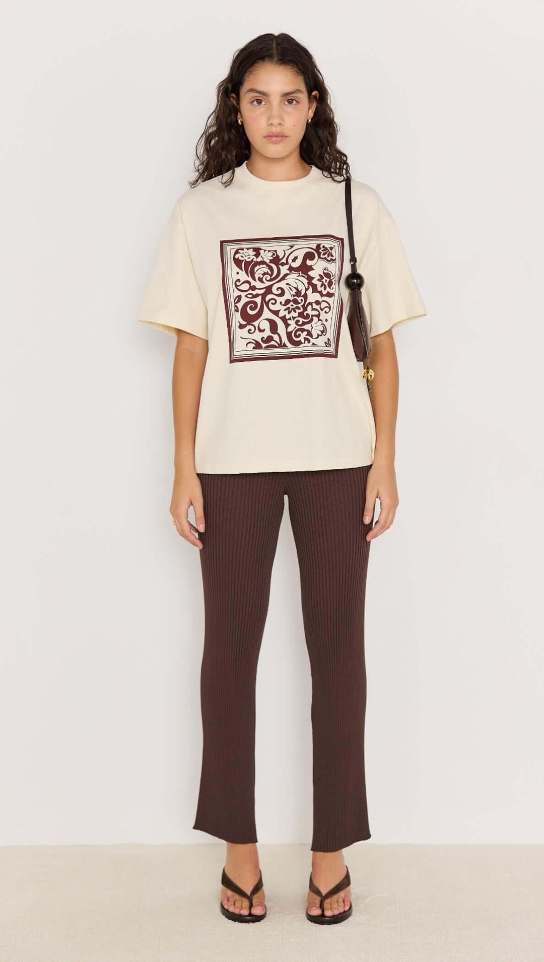 MinkPink Lumi Oversize Tee - Cream