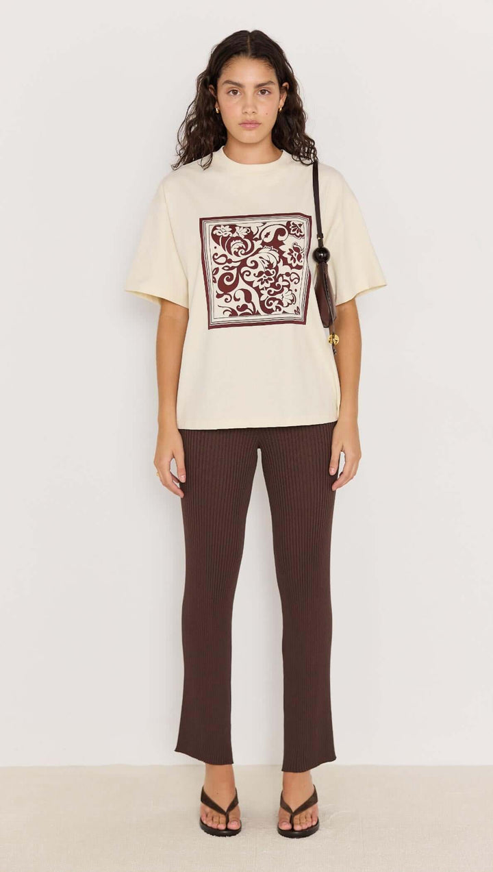 MinkPink Lumi Oversize Tee - Cream