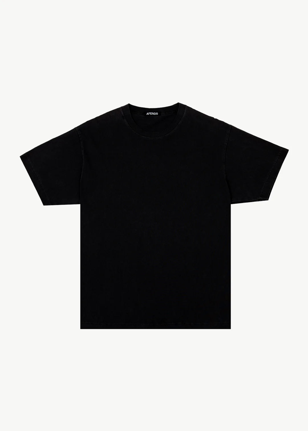 Afends Genesis Recycled Heavy Boxy Tee - Black