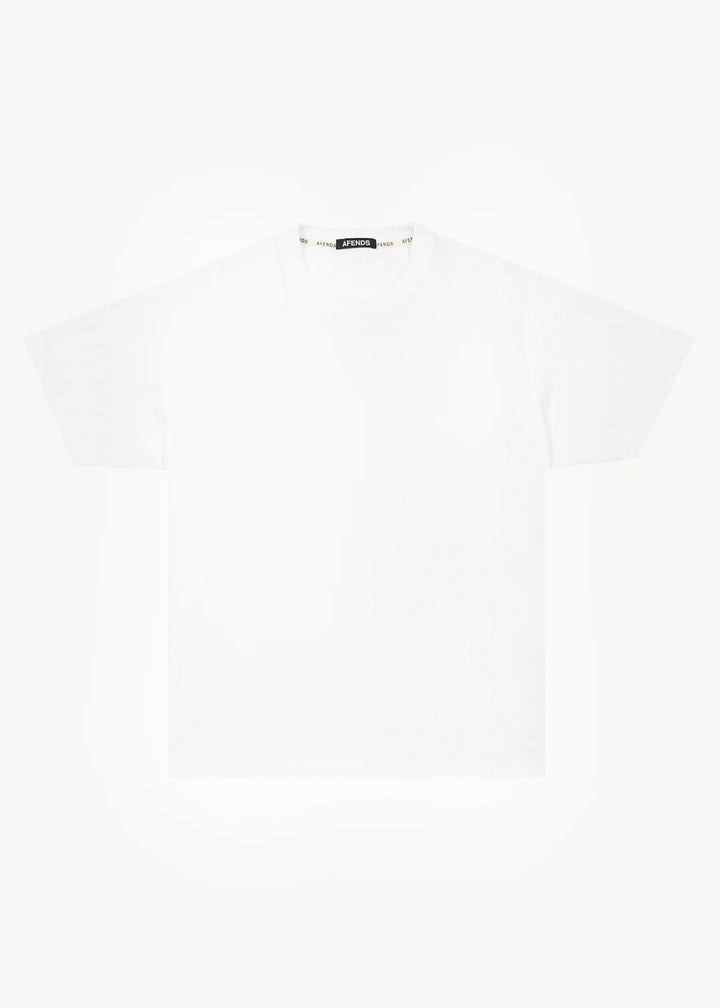 Afends Genesis Recycled Heavy Boxy Tee - White