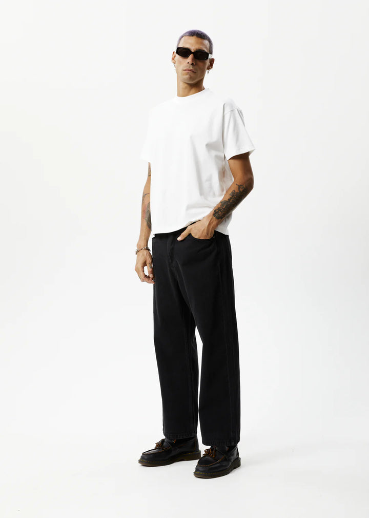 Afends Genesis Recycled Heavy Boxy Tee - White