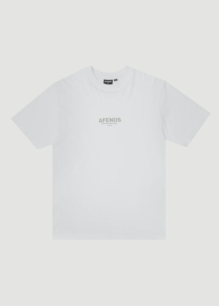 Afends Vinyl Retro Tee-White