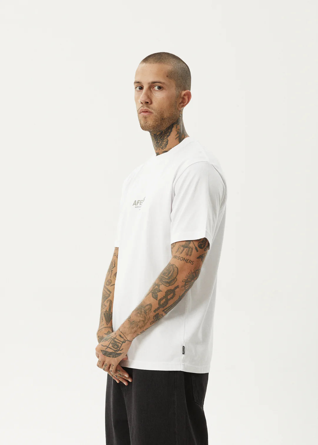 Afends Vinyl Retro Tee-White