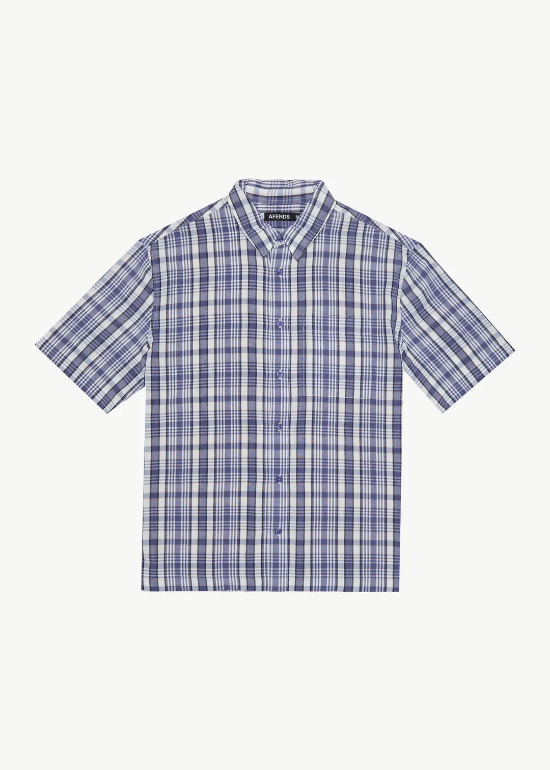 Afends Check Out Short Sleeve Shirt - Marlin