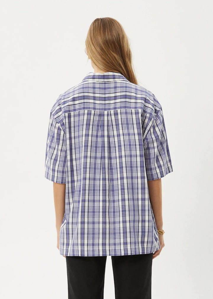 Afends Check Out Short Sleeve Shirt - Marlin