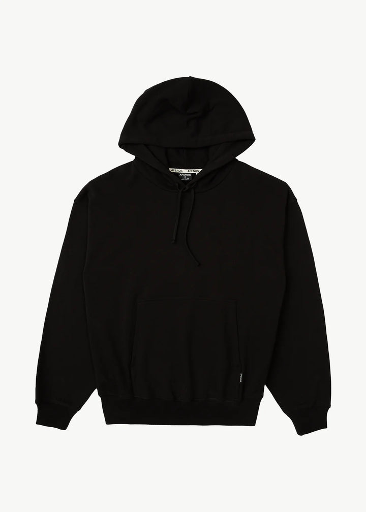 Afends Genesis Boxy Pull On Hood - Black