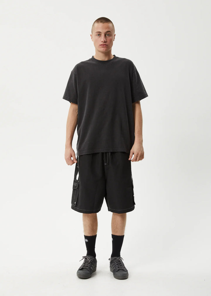 Afends House Related Cargo Swim Short 20" - Black