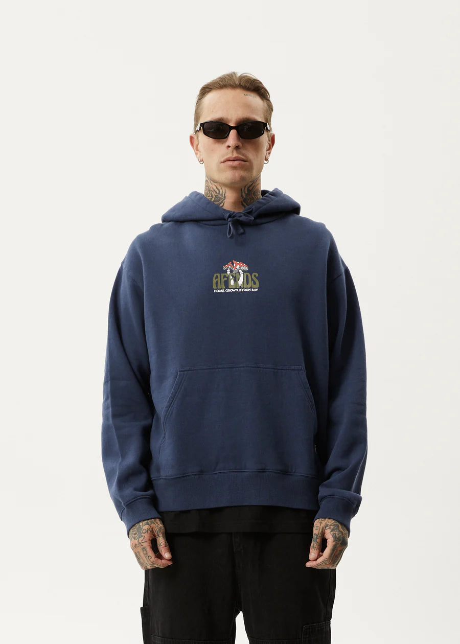 Afends Let It Grow Pull On Hood- Navy